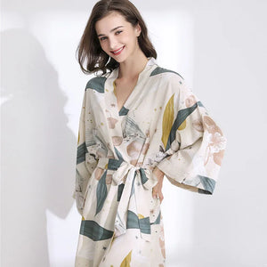 Women Thin Robe Comfort Sleepwear