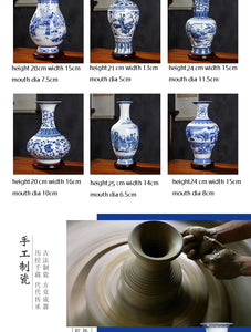 Ceramics Under-glazed Blue and white Porcelain Vase