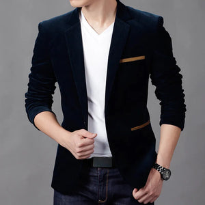 Mens Velvet Wedding Dress Blazer
