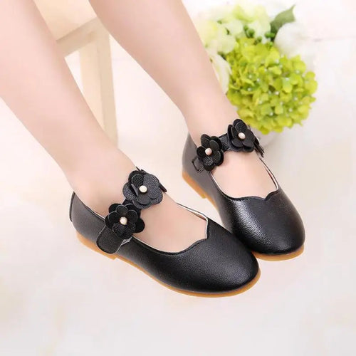 Girls Princess Leather Shoes For School