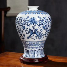 Load image into Gallery viewer, Ceramics Under-glazed Blue and white Porcelain Vase