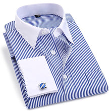 Load image into Gallery viewer, Men French Cufflinks Casual Dress Shirts