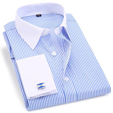 Load image into Gallery viewer, Men French Cufflinks Casual Dress Shirts
