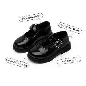 Girls College-Inspired Leather Stylish and Comfy School Shoes
