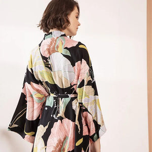 Women Thin Robe Comfort Sleepwear