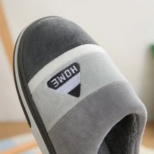 Load image into Gallery viewer, Men Indoor Home Non Slip Versatile Plush Cotton Slippers
