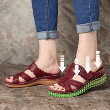 Load image into Gallery viewer, Women Orthopedic Low Heels Comfy Sandals