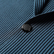 Load image into Gallery viewer, Top Grade New Brand Fashion Slim Fit Blazer Jacket Smart Elegant Stylish Knitted Suit Striped Men Coat Casual Mens Clothes 2023