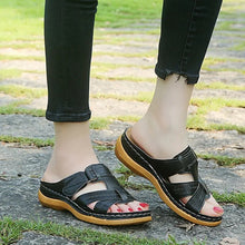 Load image into Gallery viewer, Women Orthopedic Low Heels Comfy Sandals