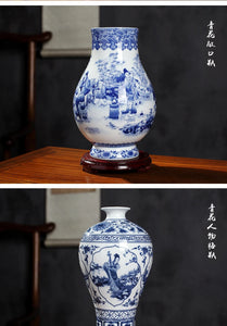 Ceramics Under-glazed Blue and white Porcelain Vase