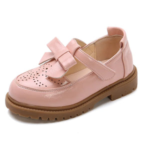 Girls Oxfords Leather Flats T-strap Breathable Anti-slip School Shoes