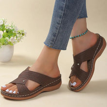 Load image into Gallery viewer, Women Summer Low Heels Slippers