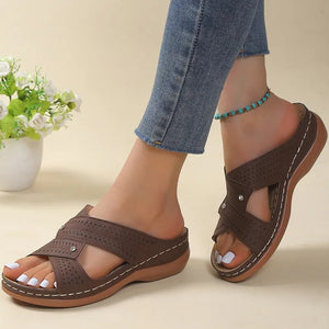 Women Summer Low Heels Slippers