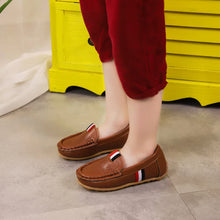 Load image into Gallery viewer, Boys Leather Flats Slip-on Loafers Soft Classic Fashion Toddlers Shoes
