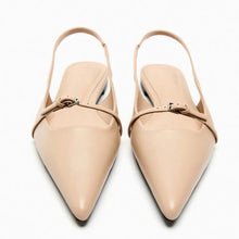 Load image into Gallery viewer, Woman Pointed Leather Flats Ballet Shoes