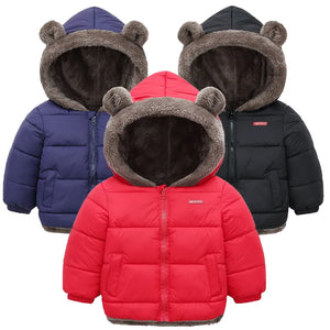 Boys Cashmere Children Coat Winter Thicken Jacket