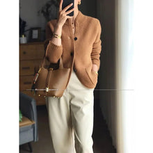Load image into Gallery viewer, Women Stand Neck Sweater