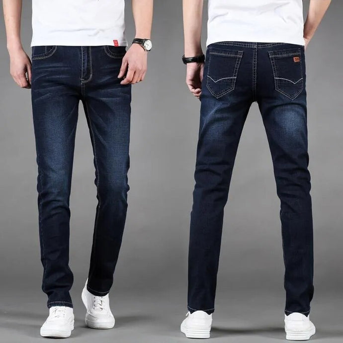 Men's Casual Straight Tube Loose Fitting Jeans