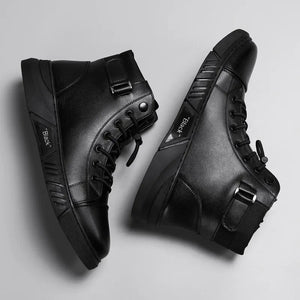 Men's Motorcycle Comfortable Platform Boots