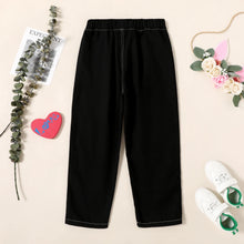 Load image into Gallery viewer, Girls&#39; Clothing Black Jeans Girls&#39; Pants Printed Pattern