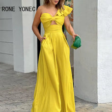 Load image into Gallery viewer, Women Elegant One Shoulder Jumpsuit