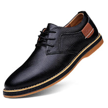 Load image into Gallery viewer, Men Genuine Leather Dress Brogue Lace Up Italian Shoes