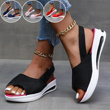 Load image into Gallery viewer, Women Breathable Soft Wedge Orthopedic Sandal