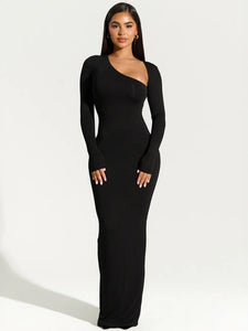 Black Evening Party Dress Women