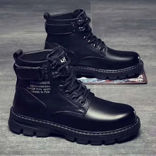 Load image into Gallery viewer, Men&#39;s High-top Fashion Motorcycle Ankle Boots