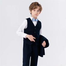 Load image into Gallery viewer, New 5 Piece Boy&#39;s Suit Set Formal Classy Kids Tuxedo Set