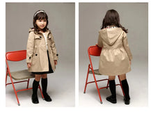 Load image into Gallery viewer, Girls Sweatshirt New Spring Autumn Long Style Hooded Coat