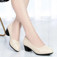 Load image into Gallery viewer, Women Colors Round Toe PU Leather Shoes