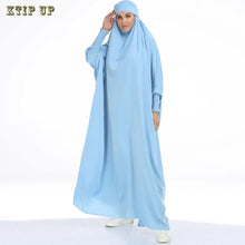 Load image into Gallery viewer, Muslim Long Kimono Hijab Dress for Women