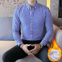 Load image into Gallery viewer, Men Striped Shirts Slim Fit