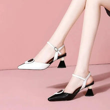 Load image into Gallery viewer, Women High Quality Comfort European Square Heel Shoes