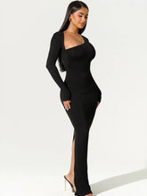 Load image into Gallery viewer, Black Evening Party Dress Women