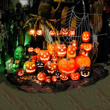 Load image into Gallery viewer, Halloween Decoration Scream Pumpkin Led Festival Accessories Decorations Bright Materials Ring Light Fairy Lights Night Outdoor