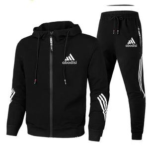 Athleisure Men's Sweatshirt & Zip Sweatshirt Set