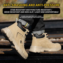 Load image into Gallery viewer, Men Work Safety Anti-smash Anti-stab Work Shoes