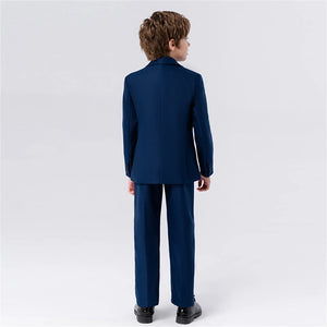 New 5 Piece Boy's Suit Set Formal Classy Kids Tuxedo Set