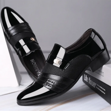 Load image into Gallery viewer, Men PU Leather Luxury Plus Size Party Office Business Shoes
