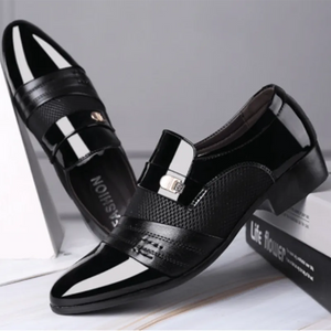 Men PU Leather Luxury Plus Size Party Office Business Shoes