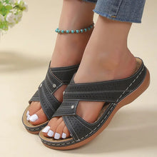 Load image into Gallery viewer, Women Summer Low Heels Slippers