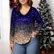 Load image into Gallery viewer, Starlight Gradient Print Party Long Sleeve Top