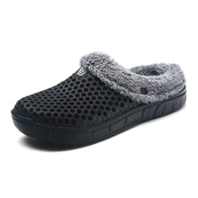 Load image into Gallery viewer, Men Fur Slippers Warm Fuzzy Plush Garden Clogs Mules