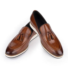 Load image into Gallery viewer, Mens Slip on Dress Leather Loafers Shoes