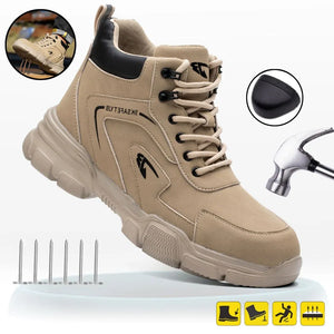 Men Work Safety Anti-smash Anti-stab Work Shoes