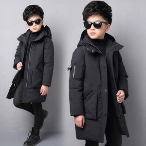 Boys Winter Warm Down Cotton-padded Coat Thickening Outerwear