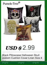 Load image into Gallery viewer, Happy Halloween Pumpkin Bat Magic Girl Flying Carpet Ghosts Decor Cushion Cover Halloween Decoration Horror House Party Supplies