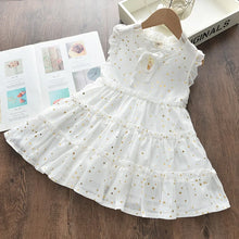 Load image into Gallery viewer, Girls Wedding Fashion Party Dresses Starry Sequins Outfits Gown